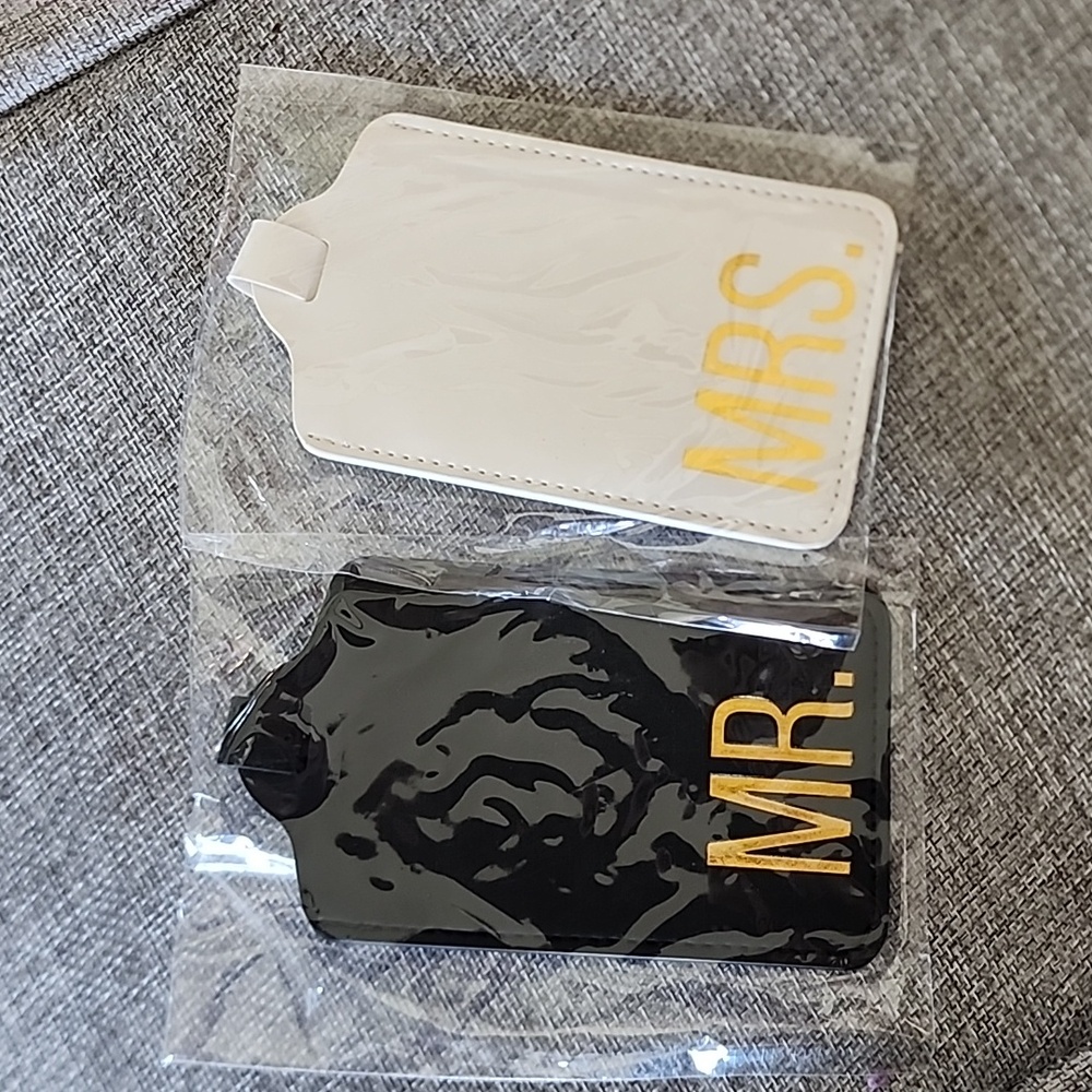 Matching Mr. And Mrs. Luggage Tags